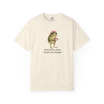First of All Jesus Thinks I'm A Delight Frog Meme Shirt, Christian Frog Tshirt