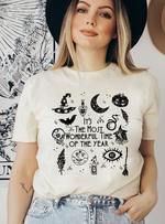Unisex BELLA CANVA It's The Most Wonderful Time Of The Year Shirt, it's the season spooky, halloweening