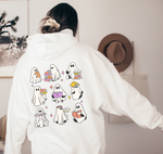 Unisex HOODIE halloween books Teacher Librarian Shirt, Trick or Read, Read More Books, Ghost Books, Halloween Reading