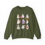 Unisex Sweatshirt Halloween books Teacher Librarian, Trick or Read, Read More Books, Ghost Books, Halloween Reading