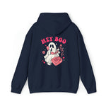 Unisex HOODIE Hey Boo Cute Ghost Face