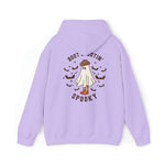 Unisex Hoodie Tshirt Boot Scootin Spooky, Western Halloween Cowboy Ghost