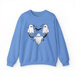 Unisex Sweatshirt Halloween mystical ghost Doodle Heart Cute Spooky Ghost