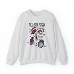 Unisex Sweatshirt Pick Your Poison Evil Retro Villains