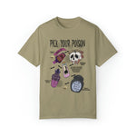Unisex COMFORT COLORS T-Shirt Pick Your Poison Evil Retro Villains