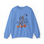 Unisex Sweatshirt Staying Spooky Vintage Skeleton Cute Pumpkin