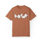 Unisex COMFORT COLORS T-Shirt Halloween Cute Cat Ghosts
