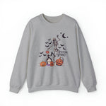 Unisex Sweatshirt Staying Spooky Vintage Skeleton Cute Pumpkin