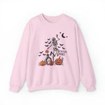 Unisex Sweatshirt Staying Spooky Vintage Skeleton Cute Pumpkin