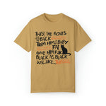 Unisex COMFORT COLORS twist the bone witch spell shirt, black cat lover shirt