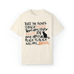 Unisex COMFORT COLORS twist the bone witch spell shirt, black cat lover shirt