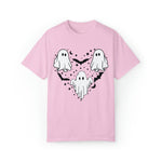 Unisex COMFORT COLORS T-Shirt Halloween mystical ghost Doodle Heart Cute Spooky Ghost