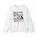 Unisex twist the bone witch spell sweatshirt, black cat lover sweatshirt