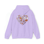 Unisex HOODIE Halloween Heart Doodles Cute Halloween Theme Shirt