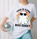 Unisex BELLA CANVA T-Shirt This Some Boo Sheet Retro
